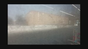 перегон улица Ляпунова - Дворец труда профсоюзов на автобусе м1 (2.02.2026)