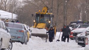 И снова на снежный субботник!