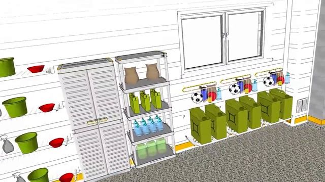 Дизайн проект гаража от ГаражТек. Дизайн гаража внутри смотреть онлайн