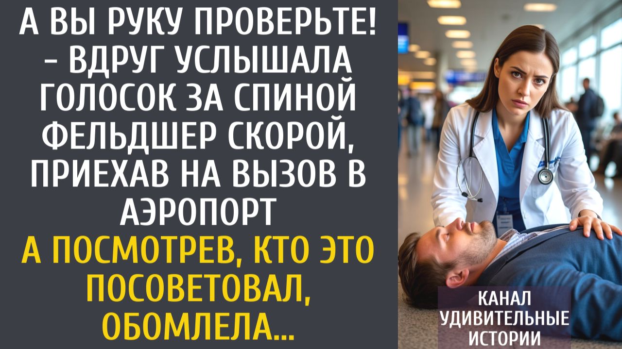 Истории из жизни: Вы руку проверьте! - вдруг услышала голосок за спиной фельдшер, приехав в аэропорт смотреть онлайн