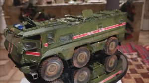 Готовая модель "Тайфун Камаз К", масштаб 1:35.