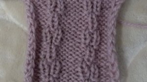 Узор спицами. Стремя