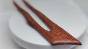 Заколка из дерева своими руками