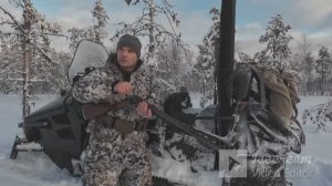 выехал с ружьём ИЖ-54.подстрелил глухаря