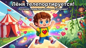 Лёня телепортируется в разные миры! Лучшие приключения — сборник мультиков 🌈🚀