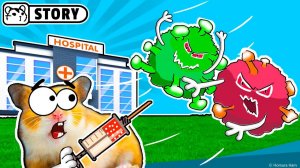 Хомячок против вируса в больничном хомячьем лабиринте Хом Хомура Хам