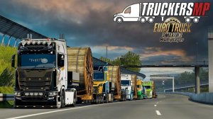TruckersMP (Euro Truck Simulator 2) Доеду,сколько смогу.Мне 60+ Внук играет..