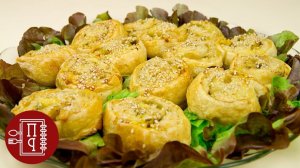 Потрясная Закуска на СКОРУЮ РУКУ, Куриные Рулетики из Слоёного Теста