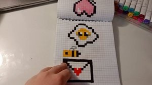 обзор моих пиксельных рисунков