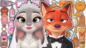 БУМАЖНЫЙ DIY ЗВЕРОПОЛИС СВАДЬБА ДЖУДИ ХОПС И НИКА УАИЛДА! ЗВЕРОПОЛИС 2 СВОИМИ РУКАМИ РЕАКЦИЯ