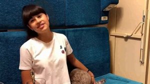 Диана Анкудинова с Соней и верой едет в Москву (30.08.2018)