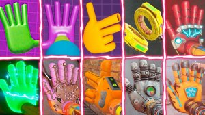 Поппи Плёйтайм: Глава 1 по 5 - ВСЕ 7 Цветные рук (Механика GrabPack И Видеокассеты)