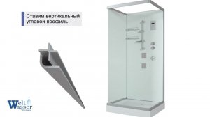 Инструкция по установке душевых кабин  Laine 1211 1212 1214