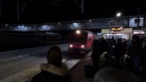 Задержки пригородных электропоездов класса экспресс на Тверском направлении 23 февраля