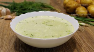 Пустой супчик. Простой картофельный суп или жидкая пюрешка.  Готовим с Оксаной Валерьевной.