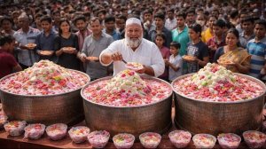 Молочный коктейль «Джунгли Мороженое Фалуда» | Летний  молочный коктейль с вермишелью и фалудой
