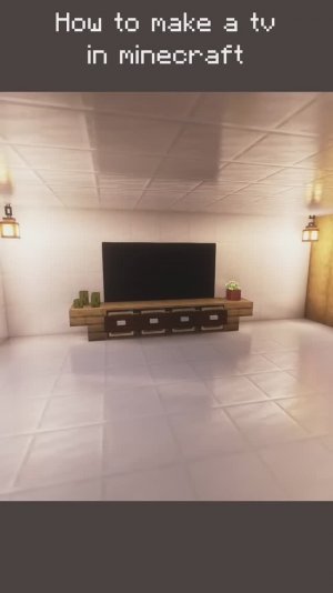 Как сделать телевизор в Minecraft