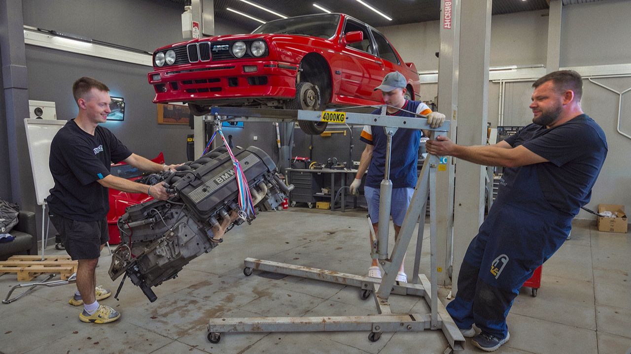 Новый ТУРБО мотор в BMW E30. Она будет круче М3! смотреть онлайн