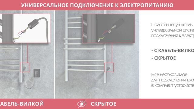 Монтаж Электрического Полотенцесушителя TERMINUS