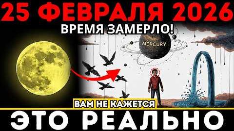 ВСЁ ОСТАНОВИЛОСЬ! 25 февраля — почему вы чувствуете, что ВРЕМЯ ЗАМЕРЛО? смотреть онлайн