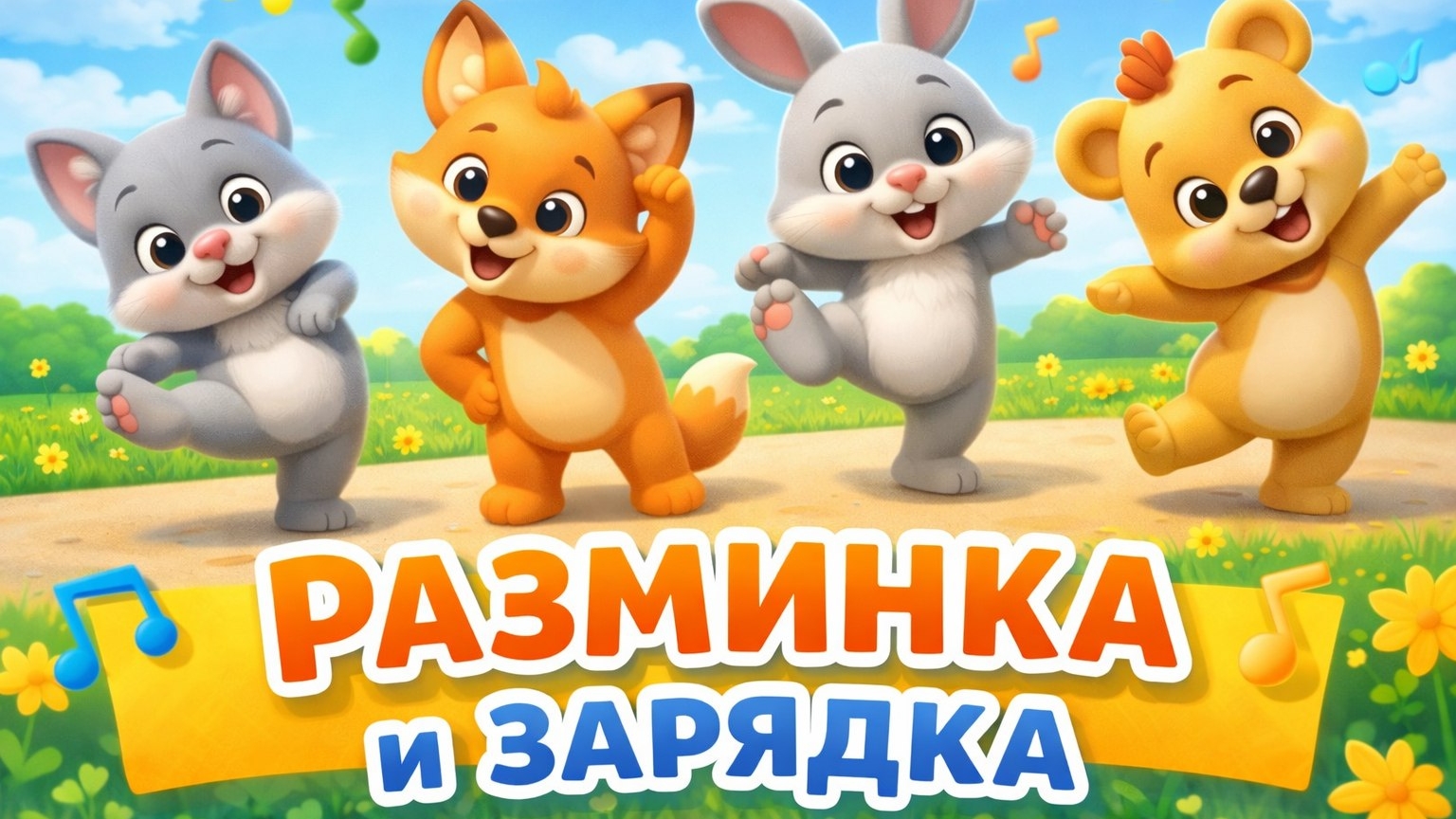 Разминка и Зарядка! Мультик для малышей смотреть онлайн