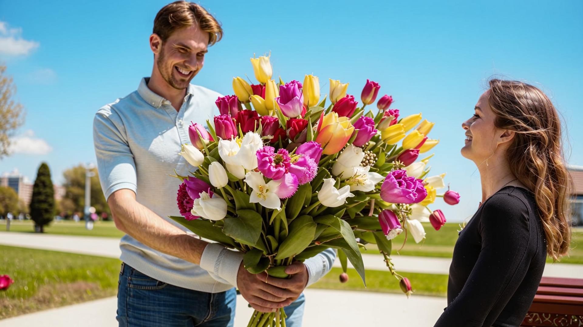 Купив большой красивый букет цветов, я позвонил в дверь квартиры Ирины...