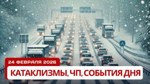 Новости Сегодня 24.02.2026 - Катаклизмы за сегодня, ЧП, События дня | Россия США Китай Европа Индия