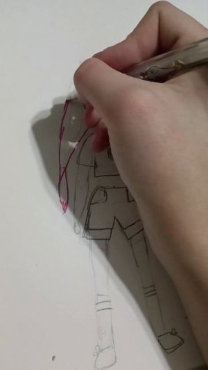 Рисуем девочку-кошечку.Как легко и быстро нарисовать девочку.