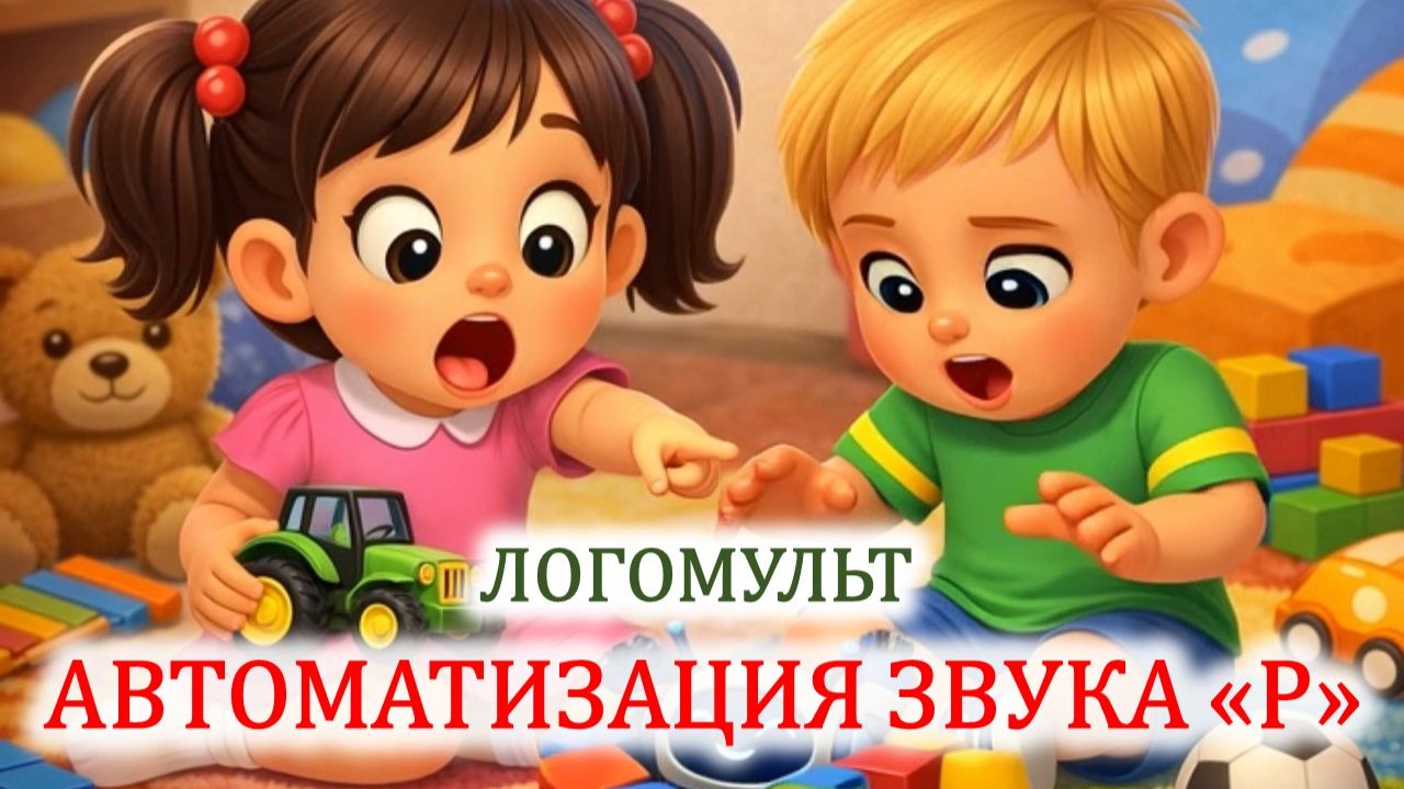 АВТОМАТИЗАЦИЯ звука "Р" ⭐ЛОГОмульт ДЕТЯМ | постановка звука Р