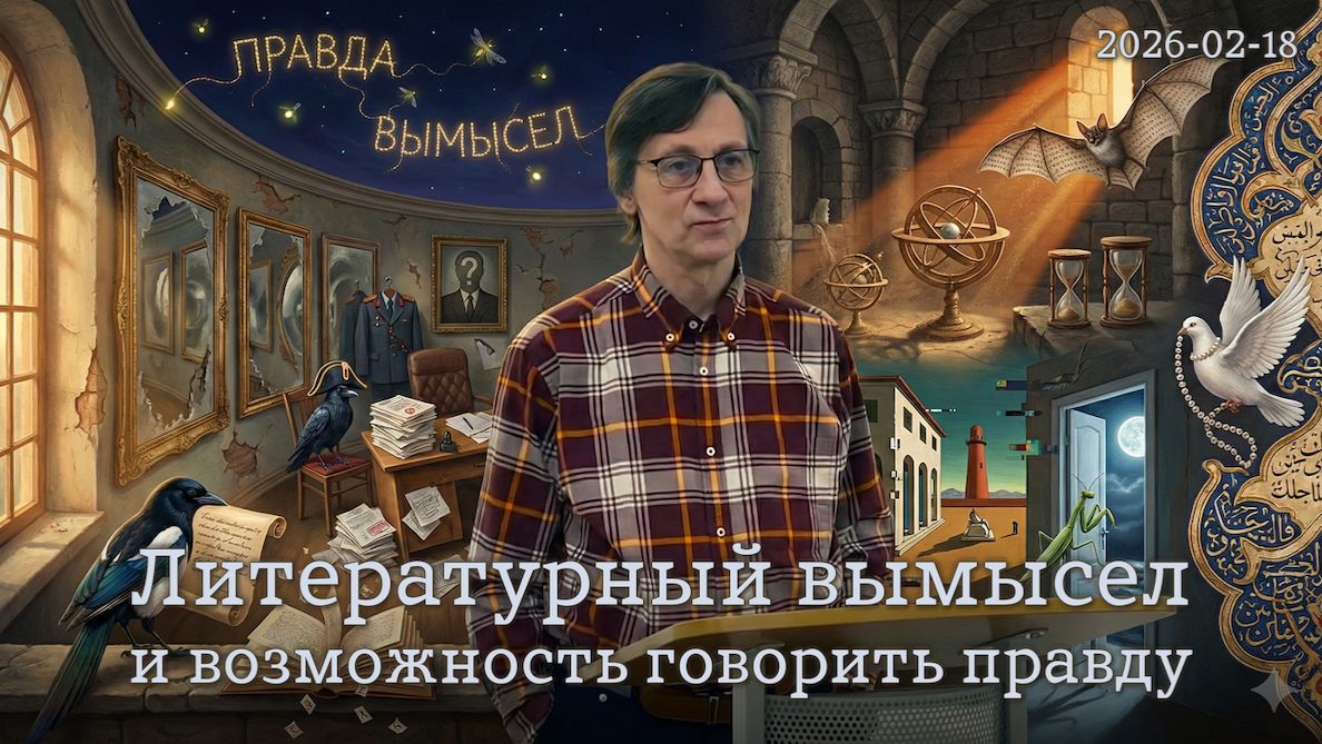 18.02.2026 — Литературный вымысел и возможность говорить правду