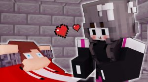 Джей Джей был похищен девушкой!? Майнкрафт Мультик