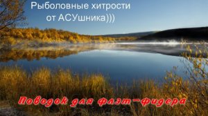 Поводок для флэт-фидера.