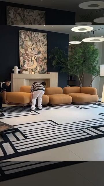 Дизайн дивана модульного