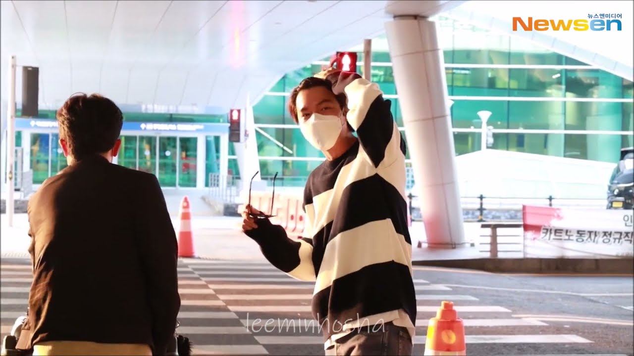 Ли Мин Хо 2021.04.19 Аэропорт ✈Инчхонcr. leeminhosha смотреть онлайн
