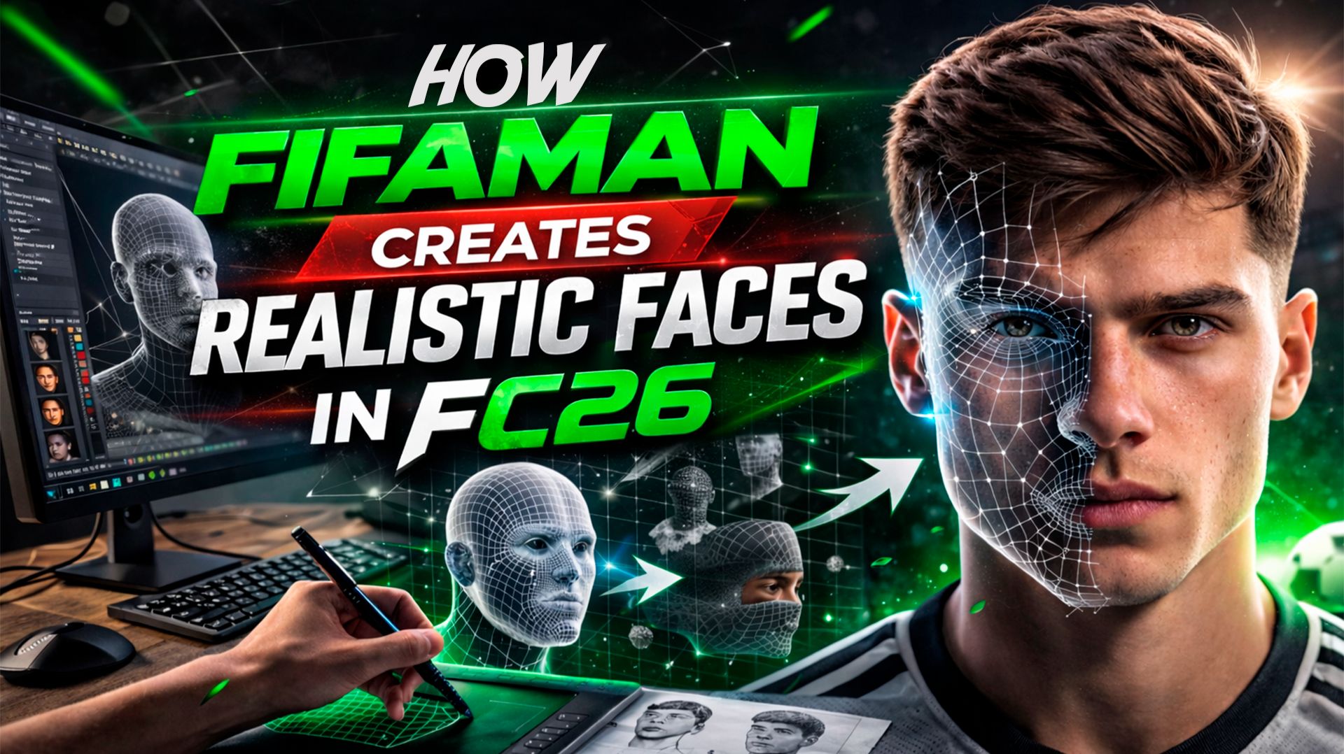 Как создает реалистичные лица FIFAMAN в FC26