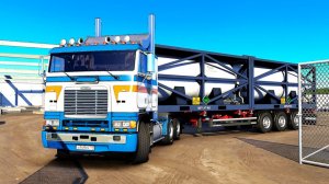 560 / ЕTS2 1.57 / Freightliner FLB / Взял груз на Шотландию.