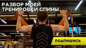 Разбор тренировки спины