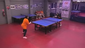 3..6 Баландин/Кан (948) - Чирков/Нельсон (1382) 08.02 настольный теннис БЛИЦ-турнир 31 очко
