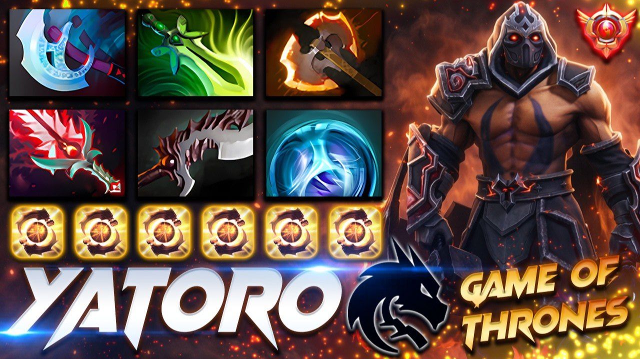 Yatoro Anti-Mage - Game of Thrones — профессиональный геймплей в Dota 2 [Смотри и учись]