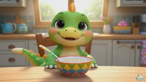 Песенка про кашу для малышей 2–4 лет | Динозаврик Тоша