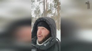 БОГ МОЙ ЗАЩИТНИК / МОЛИТВА В ЛЕСУ / МОРОЗ 🙏🙏🙏