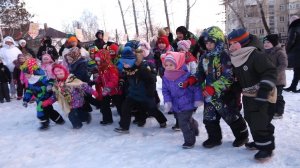 В детском саду № 59 Бийска с размахом прошли масленичные гуляния (24.02.26г., Бийское телевидение)