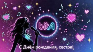 С Днём рождения, сестра!🎉#Remix #SunoAl #Original #ПопНаSuno #AIMузыка #musik #красивыепоздравления