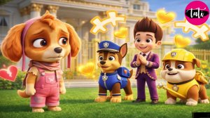 lЩенячий патруль и Маршалл. Залипательное видео. Мультфильм для детей и малышей. Анимация 294