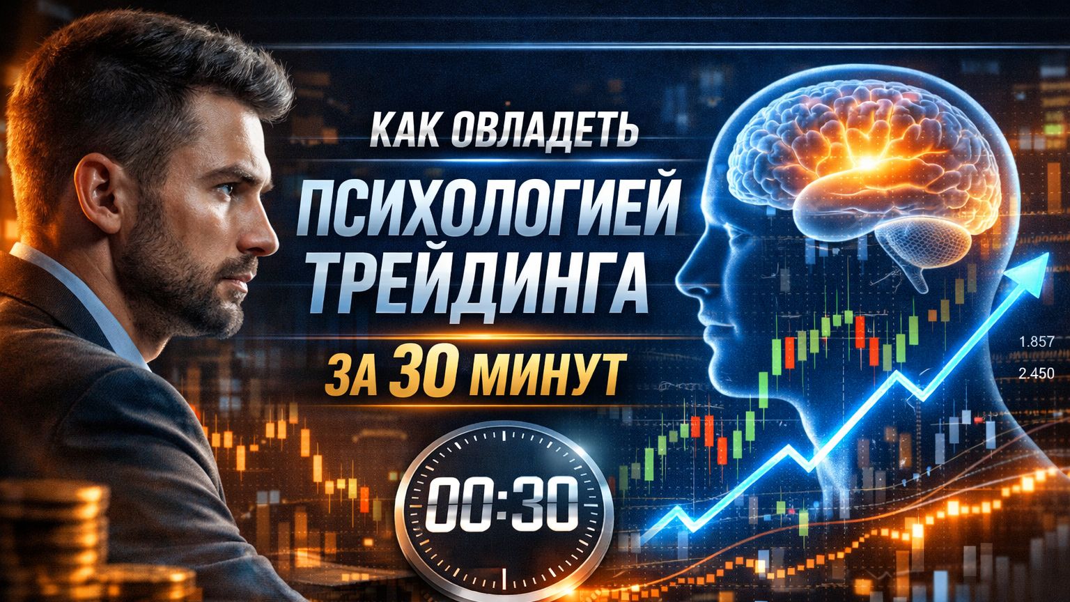 Как освоить психологию трейдинга за 30 минут
