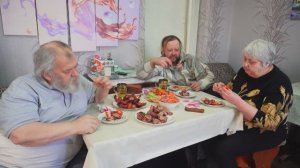 Как встретила наша семья праздник в деревне ПОДВАЛ ИЛЬИЧА Такой вкусный стол