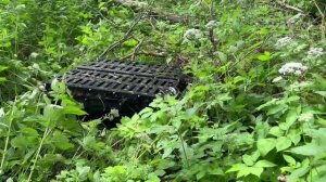 СПУТНИК гусеничный вездеход - овраги, лес, высокая трава