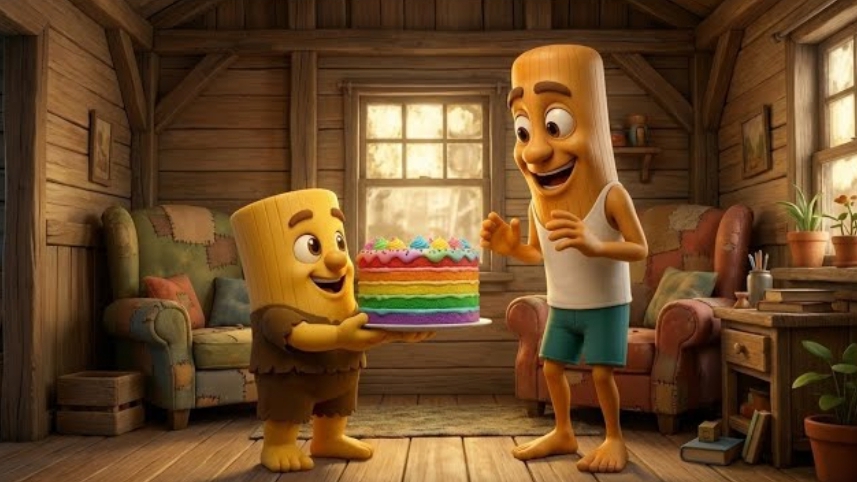 Тунг Тунг Сахура готовит сюрприз своему отцу на день рождения.. смотреть онлайн