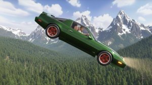 BeamNG Drive - Эпичные высокоскоростные прыжки на автомобилях