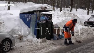 За три недели февраля нижегородские коммунальщики уже вывезли 1,5 миллиона кубометров снега
